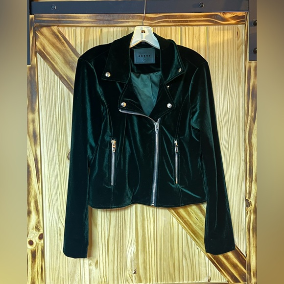 EUC Blank NYC Jacket Green M - Picture 1 of 6